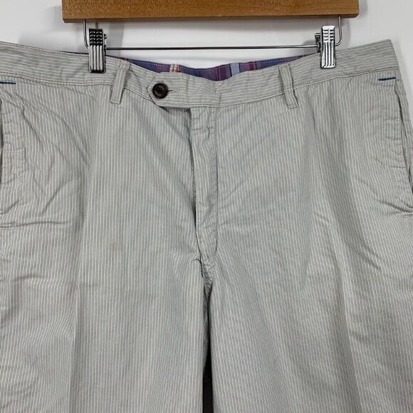 Tommy Bahama Men's Make It a Double Plaid & Striped Reversible Shorts Size 38 - Picture 8 of 15